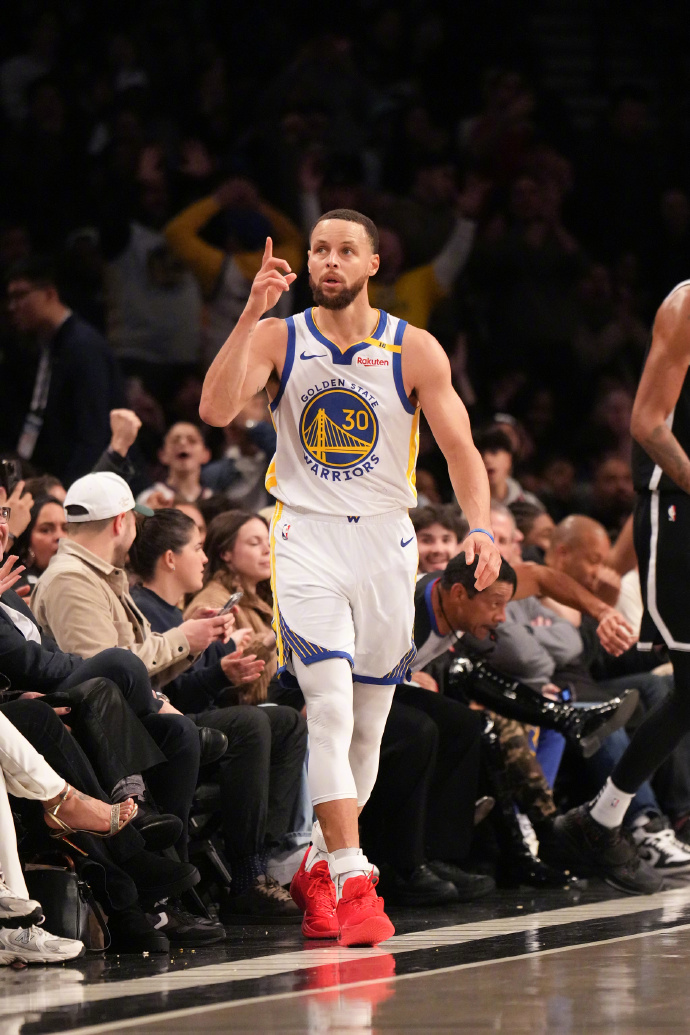 勇士惊险战胜篮网，取得四连胜